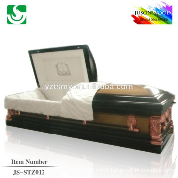 JS-STZ012 luxury aluminum casket supplier